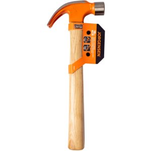 PONY HAMMER CLAW HICKORY 16OZ 280MM WOODEN HANDLE