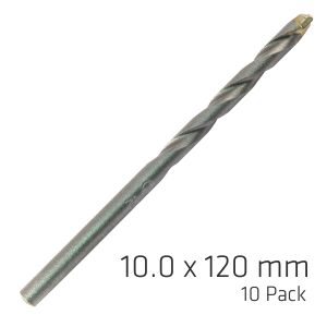 MASONRY DRILL BIT LONG LIFE 10 X120MM 10PACK