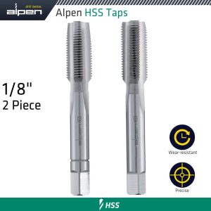 HSS HAND TAP SET IMPERIAL G 1/8' POUCHED