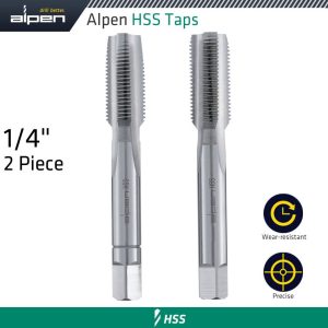 HSS HAND TAP SET IMPERIAL G 1/4' POUCHED