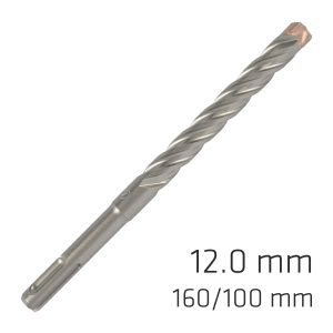 FORCE X 12.0 x160/100 SDS-PLUS REBAR DRILL BIT X4 CUTTING EDGES - BULK