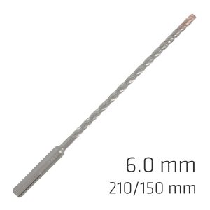 FORCE X 6.0 x 210/150 SDS-PLUS REBAR DRILL BIT X4 CUTTING EDGES - BULK