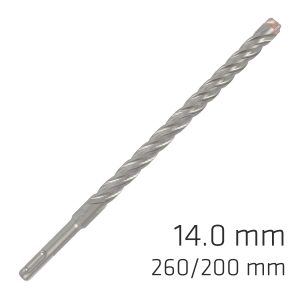 FORCE X 14.0 x 260/200 SDS-PLUS REBAR DRILL BIT X4 CUTTING EDGES - BUL