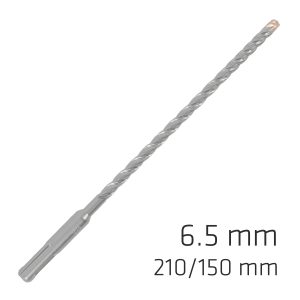 FORCE X 6.5 x 210/150 SDS-PLUS REBAR DRILL BIT X4 CUTTING EDGES