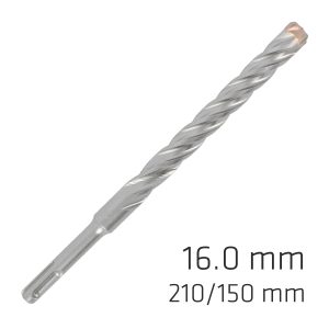 FORCE X 16.0 x 210/150 SDS-PLUS REBAR DRILL BIT X4 CUTTING EDGES