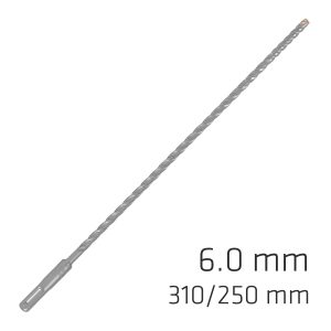 FORCE X 6.0 x 310/250 SDS-PLUS REBAR DRILL BIT X4 CUTTING EDGES