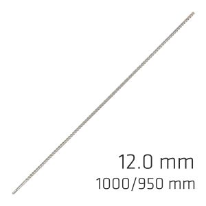 FORCE X 12.0 x 1000/950 SDS-PLUS REBAR DRILL BIT X4 CUTTING EDGES