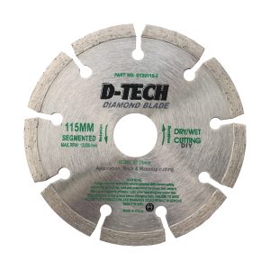 DIAMOND BLADE SEGMENTED 115X22,23 CEMENT BRICK/PAVING