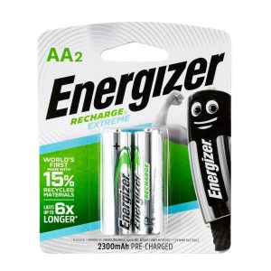 RECHARGE BATTERY 2300mAh EXT AA-2PACK (MOQ6) ENERGIZER