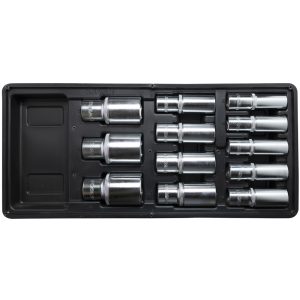 FIXMAN TRAY 12 PIECE 1/2' DRIVE DEEP SOCKETS