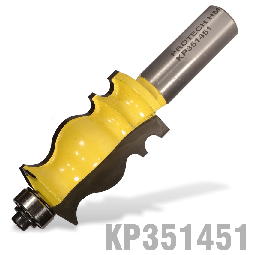 FACE MOULD BIT 1' X 1 11/16' RADIUS 1/8' 1/2' SHANK