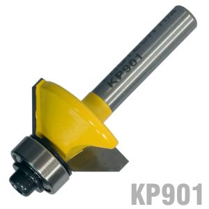CHAMFER BIT TCT 45Â° 1' X 3/8' X 1/4' SHANK