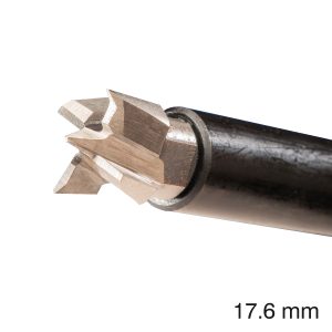 PLUNGING CUTTER 17.6MM /LOCK MORTICER FOR TUBULAR LATCHES SCREW TYPE