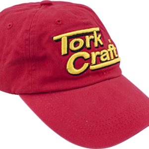 TORK CRAFT BASE BALL CAP RED ADJUSTABLE (ONE SIZE FITS ALL)