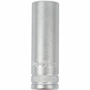 SOCKET 11MM 1/4' DR DEEP SOCKET CRV 12 POINT