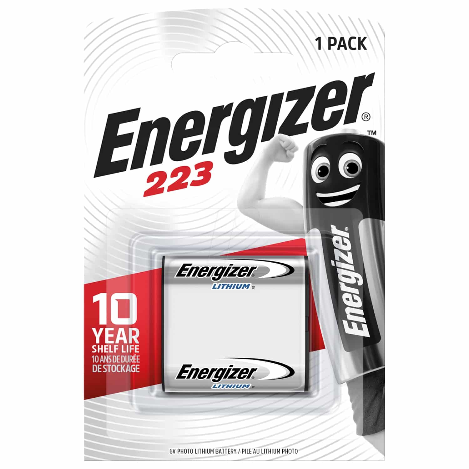 223 LITHIUM PHOTO BATTERY 223 ENERGIZER